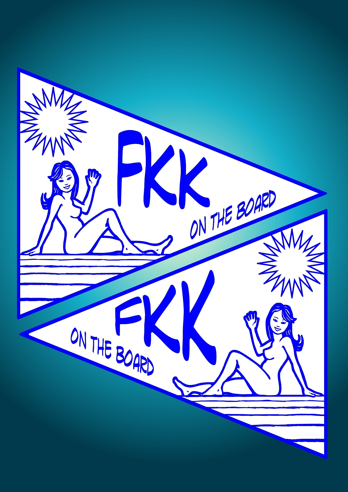 FKK vlajka pro plachetnici, jachtu